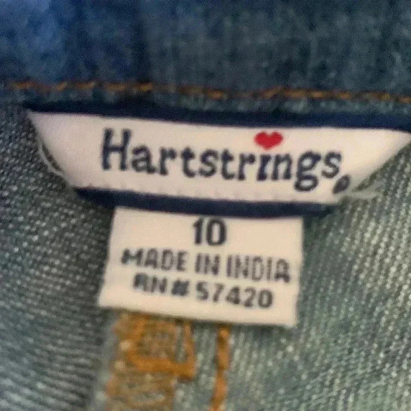 [5 for  $25] Hartstrings girls size 10, patchwork denim skirt. EUC. - Picture 3 of 3